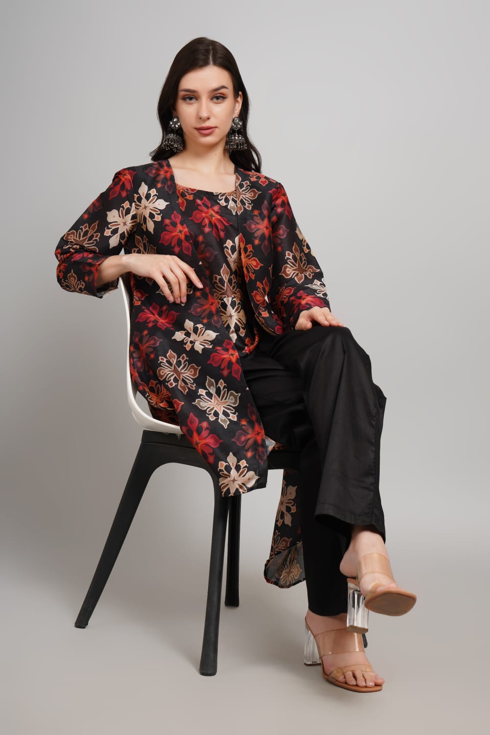 Silk kurta with pant with a classic look