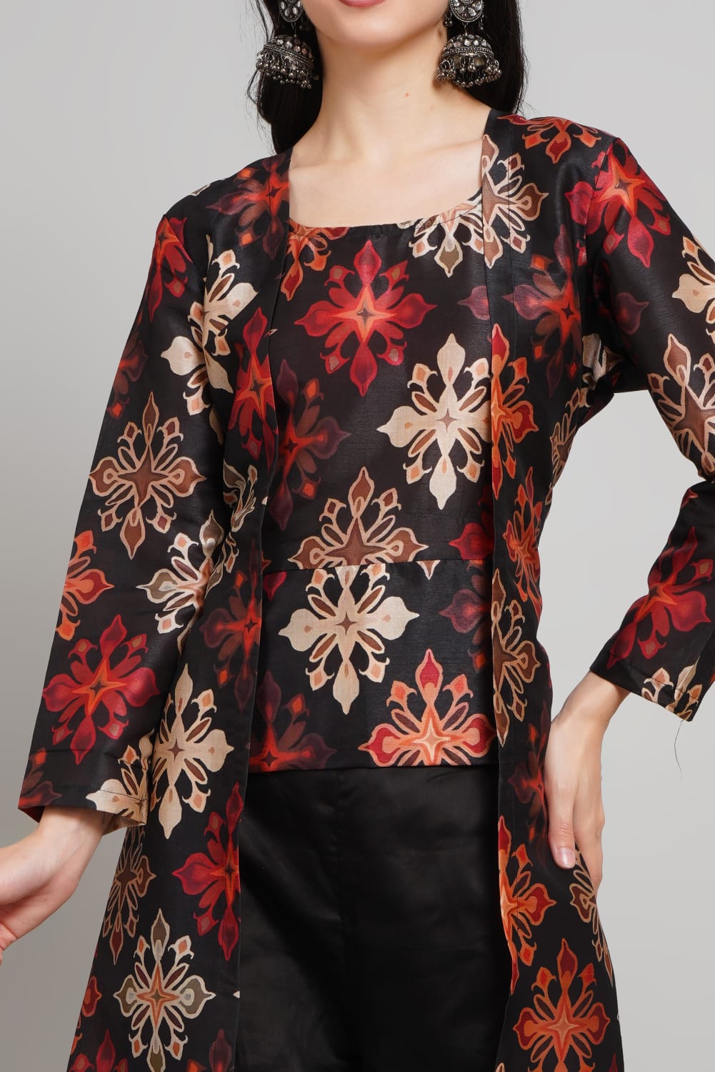 Silk kurta with pant with a classic look