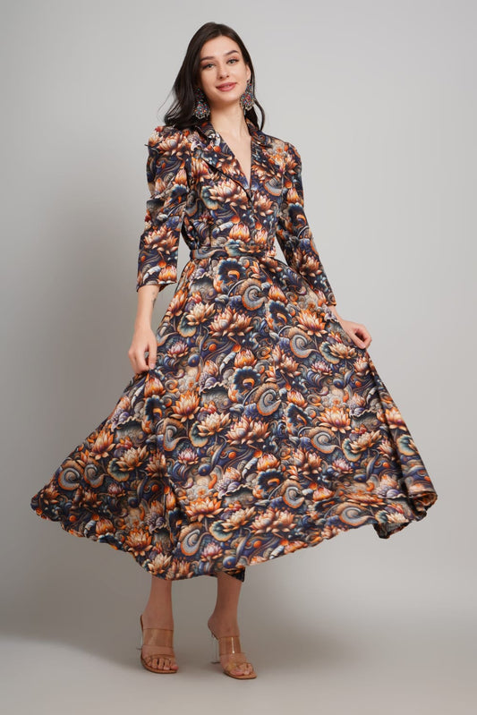 Stylish Silk Gown – Elegance Redefined