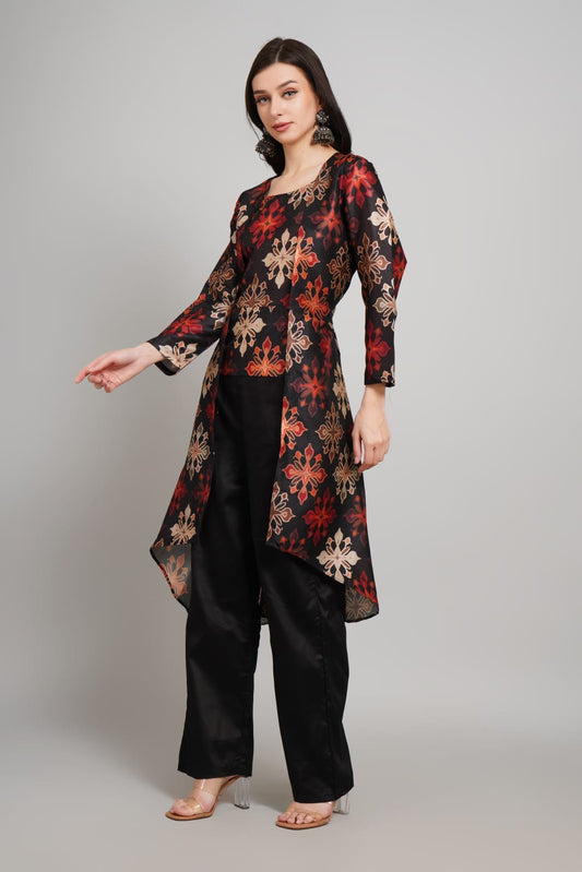 Silk kurta with pant with a classic look