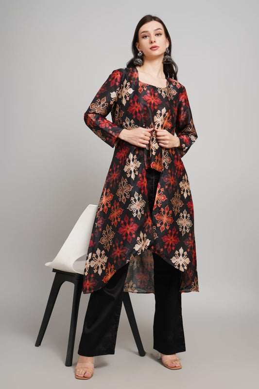 Silk kurta with pant with a classic look